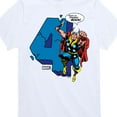 thumbnail image 3 of Marvel Thor - Birthday Four - Toddler and Youth Short Sleeve Graphic T-Shirt, 3 of 5