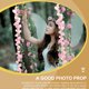 thumbnail image 4 of unbranded Guirnalda De Flores Rosa Simulada En PVC Para Decorar Y, 4 of 8