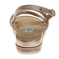 thumbnail image 4 of Badgley Mischka Girls Wedge Sandals. (Little Kids Big Kids), Gold, 5, 4 of 8