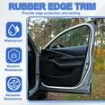 thumbnail image 3 of Clear Rubber U Channel Edge Trim, Silicone Door Seal Strip 1/8" Slot Fit for 3/32"-5/32" Edge, 3 of 6
