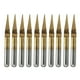 thumbnail image 1 of 10 PCS Herramientas de Grabado de material acero de Tungsteno, Diámetro del Vástago: 3.175 mm (0.125''); Grado: 10 degree / 15 degree / /25 degree / Yotijar  Fresa de acero 10pcs, 1 of 10
