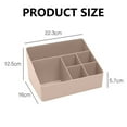 thumbnail image 5 of Organizador de brochas de maquillaje Dinheiro, vitrina de cosméticos con 6 compartimentos, caja de almacenamiento de escritorio, soporte de encimera para productos de belleza, lápiz labial, joyas,, 5 of 5