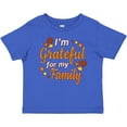 thumbnail image 3 of Inktastic I'm Grateful for my Family in Orange with Fall Leaves Boys or Girls Baby T-Shirt, 3 of 5