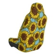 thumbnail image 2 of Balery Sunflowers Funda de Asiento para Auto con Diseño - Cubierta Frontal Suave y Transpirable con Protector Antideslizante- 1 Unidad, 2 of 5