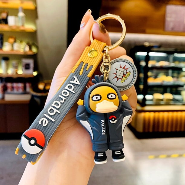 Pokemon Figura de acción Anime Llavero, Pikachu, Charmander, Sicilax, SLaura, Tle, Bolsa de coche, Colgante de llavero, 41 estilos zhangyuxiang LED