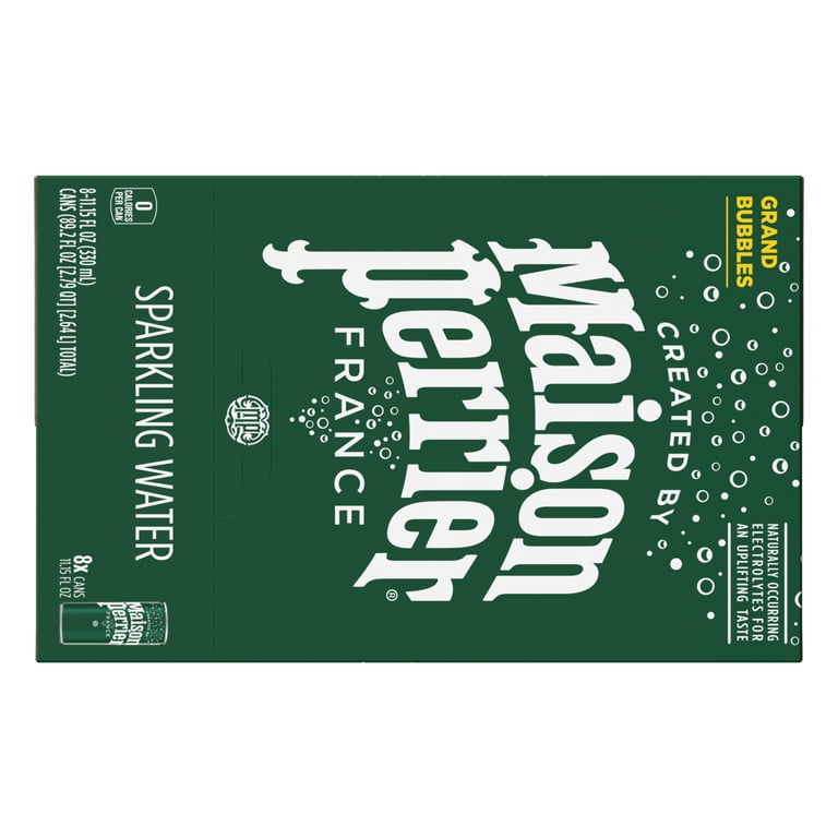 Maison Perrier Ultimate Unflavored Sparkling Water, 11.15 fl oz, 8 Pack photo 7