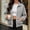 Gray, variant on Njagoc3 Women's Zip Up Track Jacket Lightweight Soft Long Sleeve Athletic Outerwear Side Pockets Elastic Cuffs Running Gym Casual Wear,Navy,XXXL
