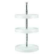 Plastic Full Circle Lazy Susans Economy Lazy Daisy, Independently Rotating Three Shelf Sets, Full Circle, Three Shelf...