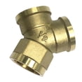 thumbnail image 3 of Conector adaptador de latón completo de rosca hembra G1/2 de 3 vías, instalación de tuberías, forma de Y Forma DN15 Y Zulema Adaptador de rosca de latón de 3 vías, 3 of 8
