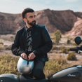 thumbnail image 4 of Indian Motorcycle Men's Tobin Mesh Jacket, Black | 2861402, 4 of 5