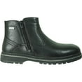 thumbnail image 4 of bravo! Men Waterproof Winter Boot MARK-4 Fur Lined Boot with Double Zipper Black, 4 of 7