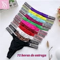 thumbnail image 2 of Victoria Secret Bragas Sexy Sin Costuras Para Mujer Lencería De Lujo Con Letras Diamantes Imitación G string brand design.top1pangjing, 2 of 4