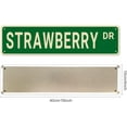 thumbnail image 2 of Strawberry Street Signs, Strawberry Decor Strawberry Sign Strawberry Gift, Wall Decor for Home/Kitchen/Man Cave, Quality Metal Signs 16x4 Inch, 2 of 4