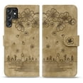 thumbnail image 2 of Nalacover for Samsung Galaxy S23 Ultra Wallet Case, Flower Cat Embossed Pattern Magnetic Premium PU Leather Soft Silicone Shockproof Cover with Card Slots Holder Kickstand Flip Folio Case,Brown, 2 of 8