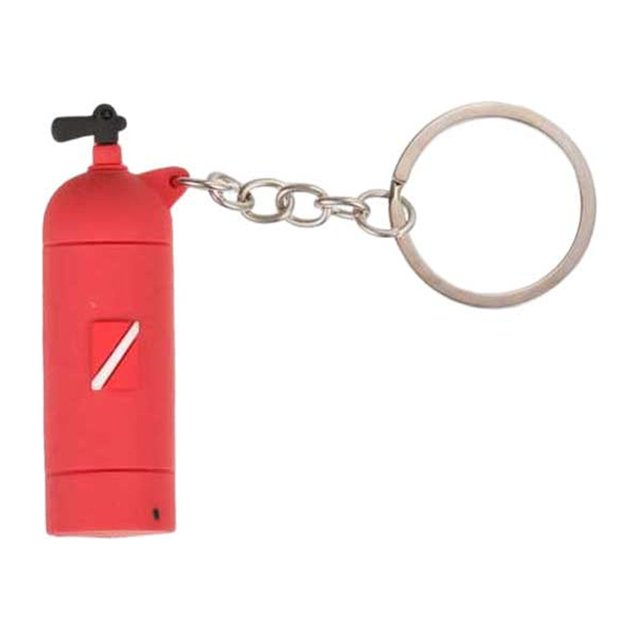 keepw Key Chain Oxygen Decorate Mini Holder Dive Pendant Charm Simulation Lady Present Portable Fashion Accessories Red