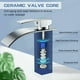 thumbnail image 4 of Grifo de baño monomando con caño en cascada ultrafino, grifo de diseño moderno con acabado cromado, mangueras flexibles y flujo de agua estable para el área del lavabo del baño, 4 of 5