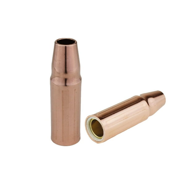 MIG Nozzles - Replacement for Lincoln/Magnum 200 to 400 and Tweco #2 to #4 Guns - Size: 1/2" - Model: 23-50 - (2 PACK)
