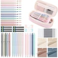 thumbnail image 2 of Clearance! Pencil Case Set for Students - All-in-One Pencil Pouch with Supplies, Great Gift for Back to School,Pink, 2 of 9