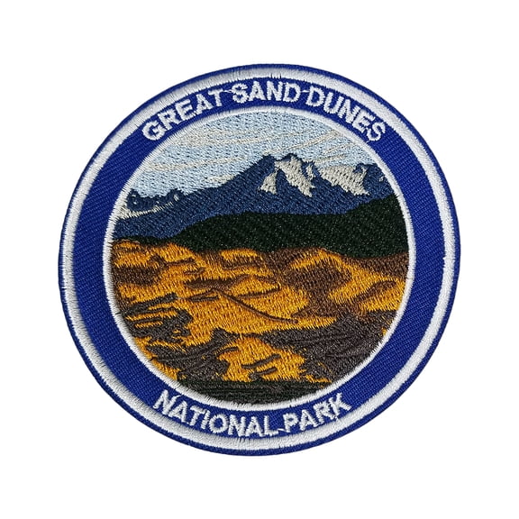 Great Sand Dunes National Park Embroidered Patch Iron/Sew-On Applique Souvenir
