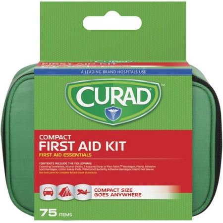 3 Pack - Curad Compact First Aid Kit 1 Each