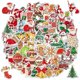 thumbnail image 1 of 100Pcs Christmas Themed Party Stickers Pack Envelope Skateboard Luggage Laptop Graffiti Decal, 1 of 5