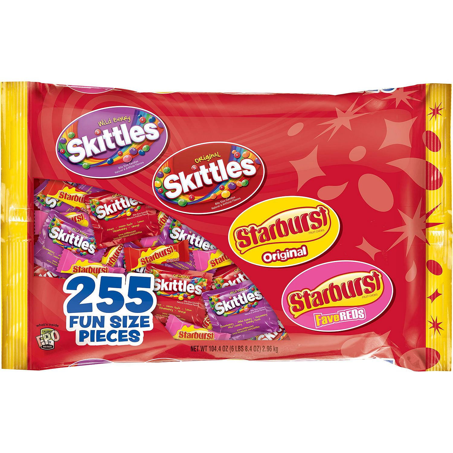 Product of Skittles and Starburst Original Halloween Candy Bag (255 ct