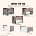 thumbnail image 5 of Dream On Me Chelsea 5-in-1 Convertible Crib, JPMA Certified, Espresso, 5 of 8