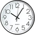 thumbnail image 1 of Horloge Murale, 12 Pieds' Silencieuse à Quartz Décorative, 1 of 5