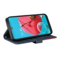 thumbnail image 4 of Case for LG K51 Leather Wallet Book Flip Folio Stand View Cover - Blue, 4 of 5