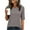 Gray #018, variant on Womens Half Sleeve Tops Crewneck Shirts Basic Fit Tee Trendy 2026 Spring Summer Business Casual T-Shirts Mint Green XL