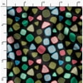 thumbnail image 2 of Soimoi Geometric Printed, Japan Crepe SatinFabric, by The Yard 54 Inch Wide, Decorative Sewing Fabric for Dresses Kimonos Gowns, Multicolor, 2 of 6