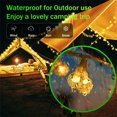 thumbnail image 5 of DAYBETTER Solar Outdoor String Lights, 85FT 200LED Crystal Globe Lights with 8 Lighting Modes, Waterproof Patio Lights for Garden Yard Party Decor (Warm White), 5 of 9