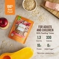 thumbnail image 5 of Real Food Blends Salmon, Oats & Squash - Pureed Food Meals for Tube Feeding with Protein, Vegetables & Fruits - 330 Calories for Lunch & Dinner - 9.4 oz (Pack of 12), 5 of 7