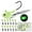 Glow,1/4oz(7g)-12pcs, variant on Fishing Jig Heads Underspin Jig Head Hooks with Spinner Blade Underspin Swimbait Hooks Under Spinner Jig Heads for Bass Crappie Trout Walleye Fishing 1/4oz 3/8oz 2/5oz