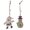 Santa+Snowman, variant on Spencer Christmas Decorations Set of 12PC Wooden Christmas Ornaments Painted Santa Claus Snowman Car Hanging Ornaments for Xmas Tree Holiday Decor