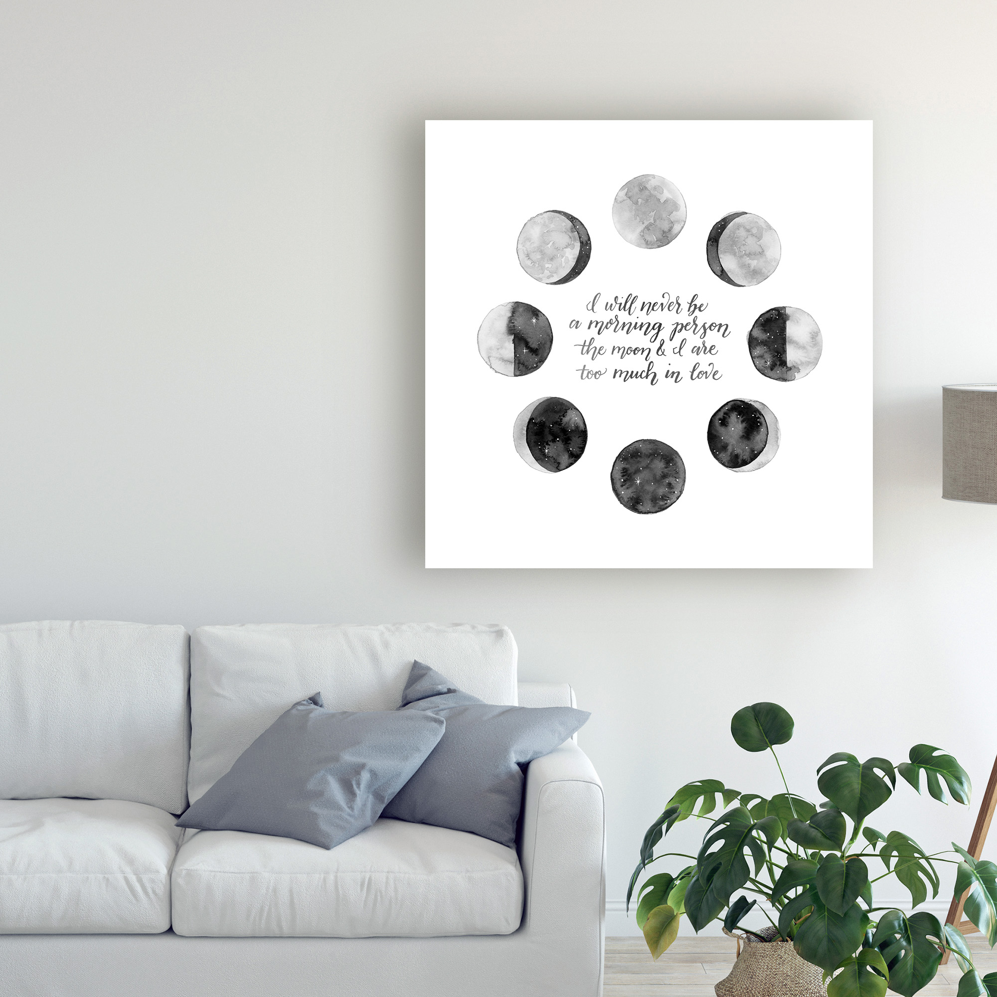 Trademark Fine Art 'Ode to the Moon II' Canvas Art by Grace Popp
