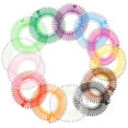 thumbnail image 1 of Peine circular elástico de plástico flexible para el cabello, 13 unidades, para mujer, 1 of 5