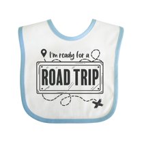 Inktastic I'm Ready for a Road Trip Boys or Girls Baby Bib