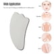 thumbnail image 5 of Herramienta Facial Gua Sha en forma de ala, tablero de Gua Sha de acero inoxidable MABOTO Herramienta Guasha, 5 of 6