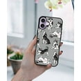 thumbnail image 5 of WIRESTER Shockproof Soft Rubber Cover Case for Apple iPhone 17 6.3" 2025, Siberian Husky Funny Playful Postures On Gray, 5 of 5