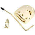 thumbnail image 4 of Juego de puente de trémolo para guitarra eléctrica con tornillo de reemplazo directo, puente de trémolo, conjunto de trémolo resistente para guitarra Oro, 4 of 8