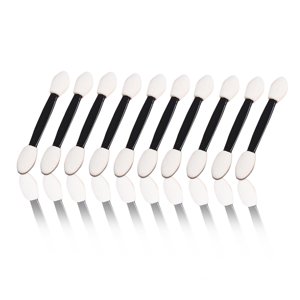 10 Pieces Eyeshadow Brush Double End Sponge Tipped Up Eyeliner Cosmetics Cosmetics Eye Shadow Make Up Home Salon Professional Color Random