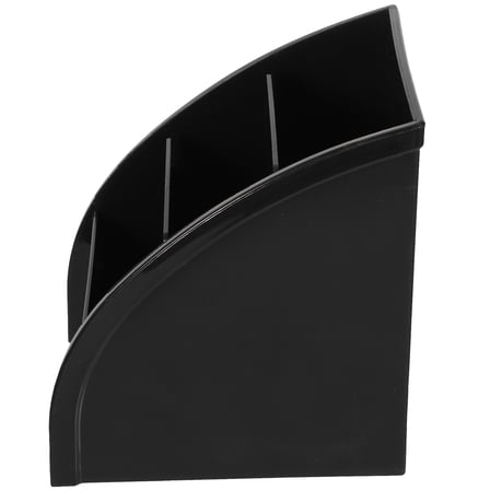 Remote Control Stand Black Storage Bins with Lids Office