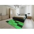 thumbnail image 4 of Ahgly Company Indoor Square Patterned Green Area Rugs, 8' Square, 4 of 6