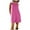 Hot Pink, variant on SRZYMJ Cotton Women's Jumpsuit Stylish Women's Jumpsuit Comfortable Stretch Fabric Sleeveless Design Summer Casual Wear With Convenient Side Pockets For