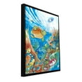 thumbnail image 2 of Luis Peres "Coral Dreams Watercolor" Floater-Framed Gallery-Wrapped Canvas, 2 of 2