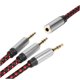 thumbnail image 5 of unbranded Cable Divisor De Audio Universal Rojo Para Auriculares Y Micrófono Con Combinado 35Mm, 5 of 8