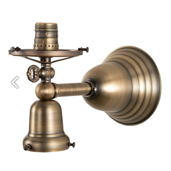 Meyda 5" Wide Revival Gas & Electric Wall Sconce Hardware