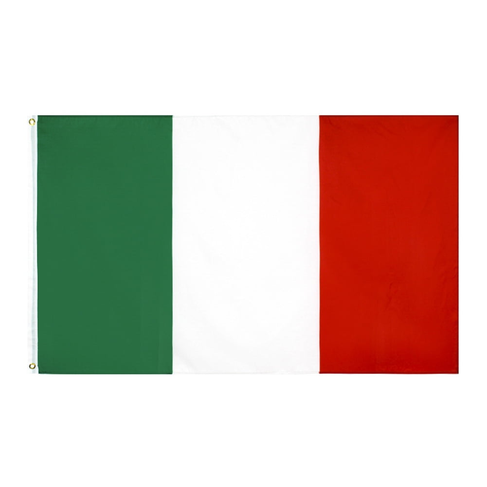3x5 Embroidered Italy Italian Red Green White 210D Nylon Flag 3'x5' Clips 