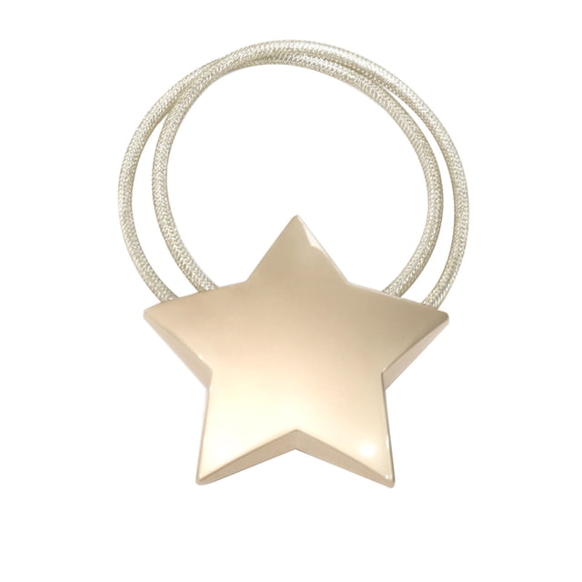 Embrasses pour Rideaux, Embrasses Circulaires en Alliage à Fermeture Magnétique Réglable pour Rideaux Fins Ou Épais, 40 cm, or Ou Argent